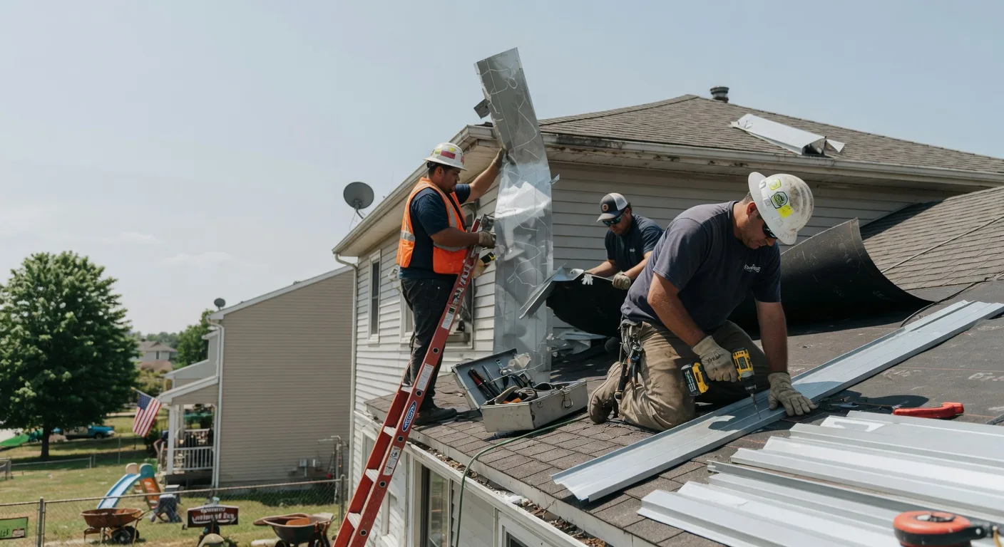 Storm Damage Metal Roof Repair in Chatsworth, IA